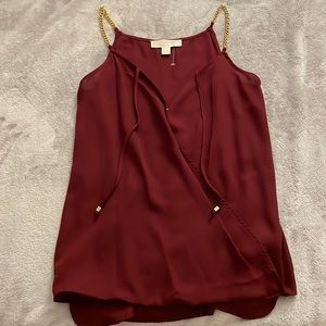 Michael Kors tank top with gold hardware